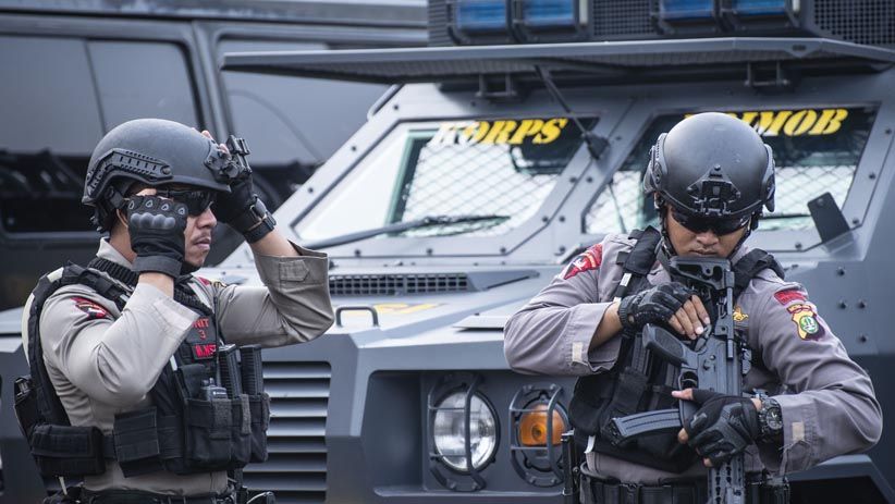 Polda Metro Jaya Gelar Apel Pengamanan Asian Para Games 2018 - Bagian 3