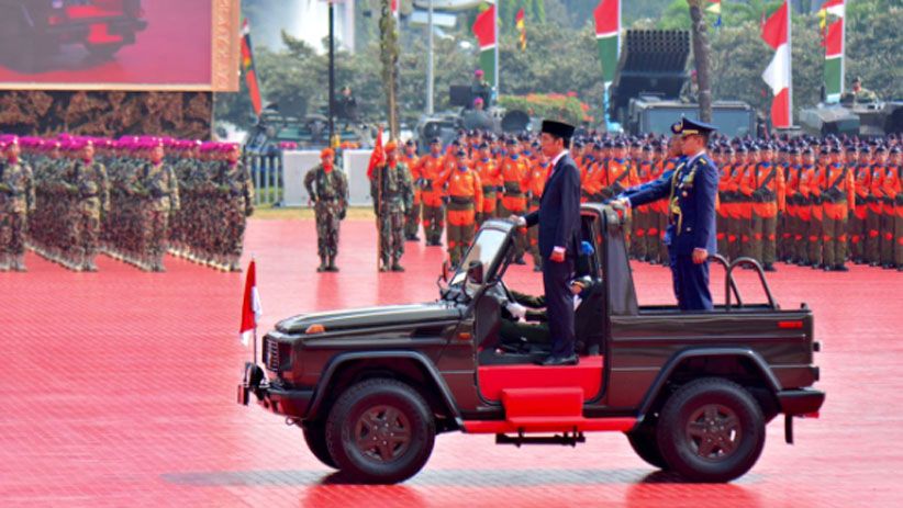 Upacara HUT ke-73 TNI Berlangsung Sederhana - Bagian 3