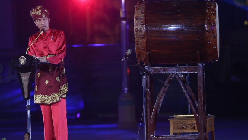  Presiden Jokowi Buka MTQ Nasional XXVII di Medan