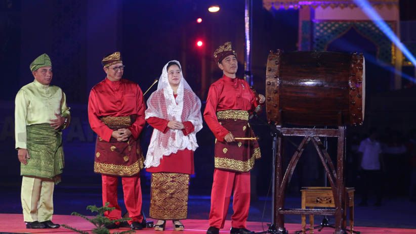  Presiden Jokowi Buka MTQ Nasional XXVII di Medan