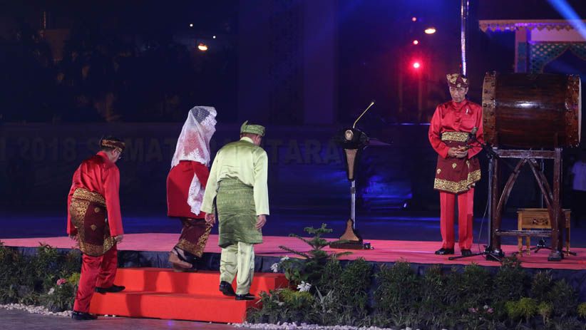  Presiden Jokowi Buka MTQ Nasional XXVII di Medan - Bagian 2