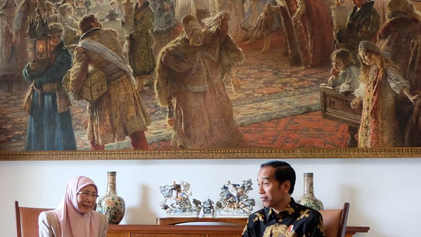 Presiden Jokowi Bertemu Istri Anwar Ibrahim di Istana Bogor - Bagian 3