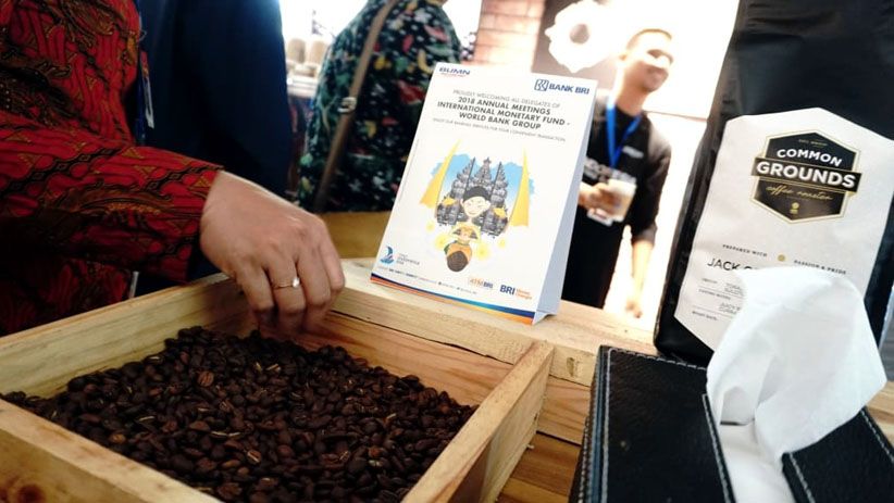 Bos IMF Menikmati Kopi Nusantara di Booth Bank BRI - Bagian 3