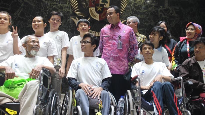 Gubernur Anies Fasilitasi Bakat Seni Penyandang Disabilitas - Bagian 3