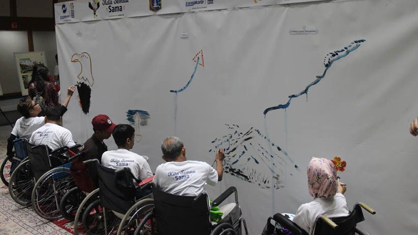 Gubernur Anies Fasilitasi Bakat Seni Penyandang Disabilitas - Bagian 4