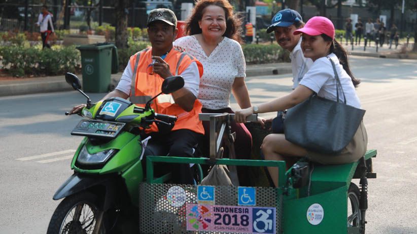Ojek Disabilitas Warnai Asian Para Games 2018 - Bagian 6