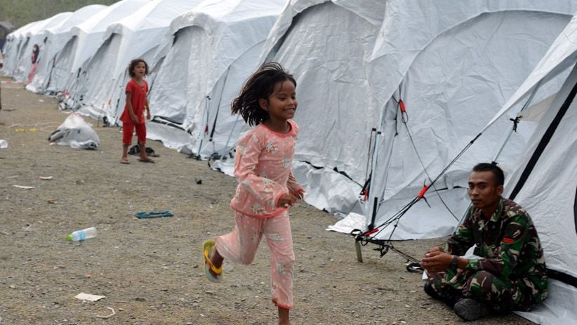 PMI dan Bulan Sabit Merah Turki Bangun Tenda Pengungsi Korban Gempa