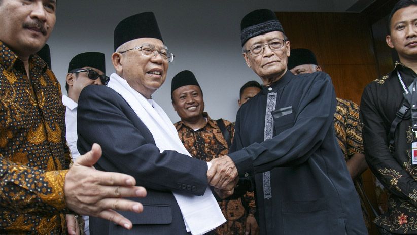 Usai Bertemu Sultan HB X, Ma'ruf Amin Silaturahmi dengan Syafii Maarif - Bagian 1