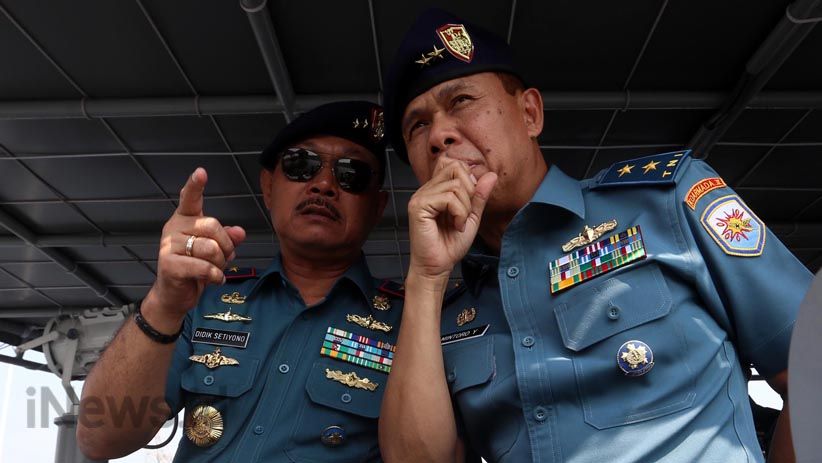 Pangkoarmada II Inspeksi Kapal Perang TNI AL