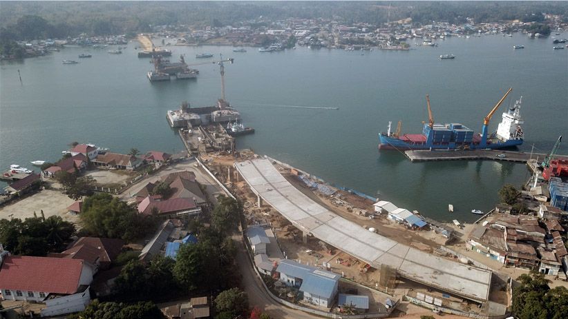 Melihat Progres Pembangunan Jembatan Terpanjang ke-3 di Indonesia - Bagian 1