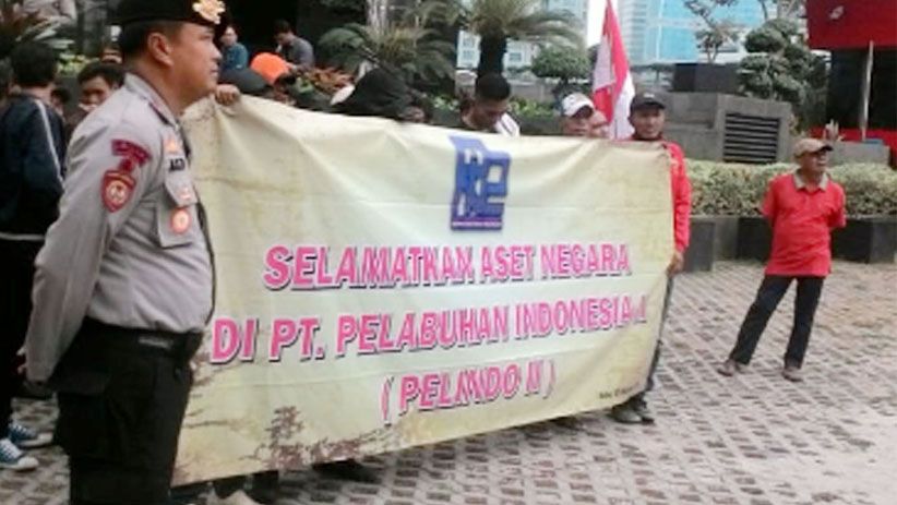 Aksi Massa Tuntut KPK Tindaklanjuti Temuan BPK Soal Pelindo II - Bagian 3
