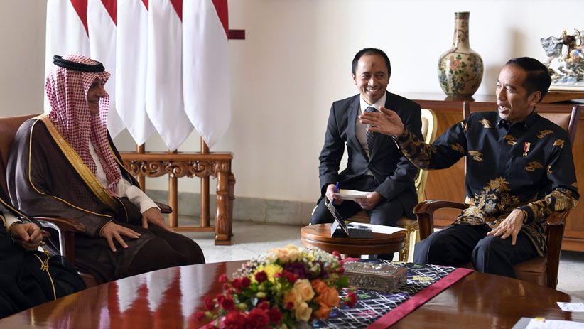 Presiden Jokowi Terima Menlu Arab Saudi di Istana Bogor - Bagian 1