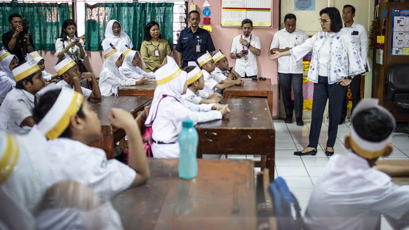 Gaya Sri Mulyani Mengajar di SDN Kenari 07 Jakarta - Bagian 2