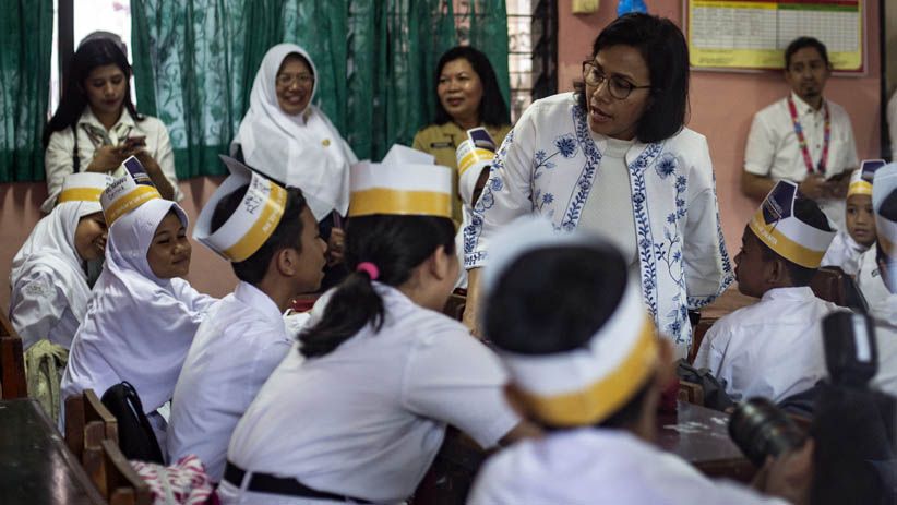 Gaya Sri Mulyani Mengajar di SDN Kenari 07 Jakarta - Bagian 3