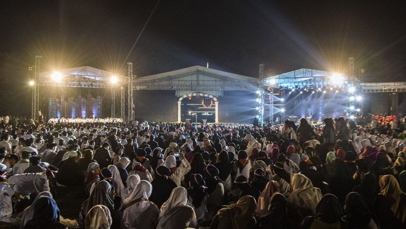 Presiden Jokowi Hadiri Puncak Perayaan Hari Santri Nasional di Bandung - Bagian 4