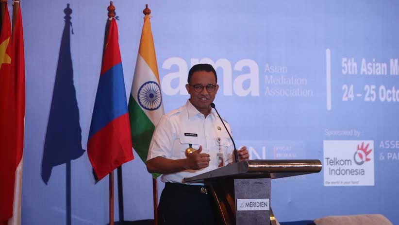 Gubernur Anies Baswedan Buka Konferensi Asian Mediation Association - Bagian 1