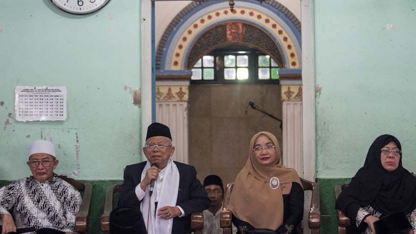 Datang ke Ponpes Al Muayyad Solo, Ma'ruf Amin Minta Doa Restu Santri - Bagian 2