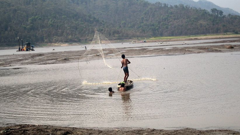 Musim Kemarau Panjang, Air Bendungan Selorejo Surut