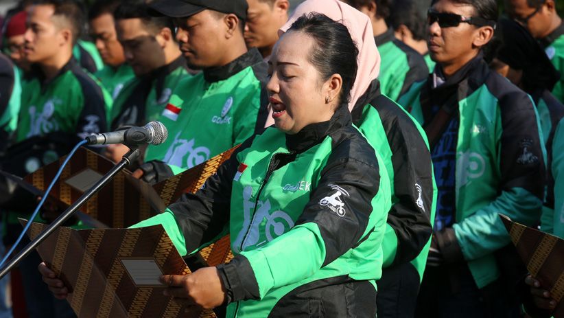BNN dan Go-Jek Surabaya Deklarasi Gerakan Anti-Narkoba - Bagian 4