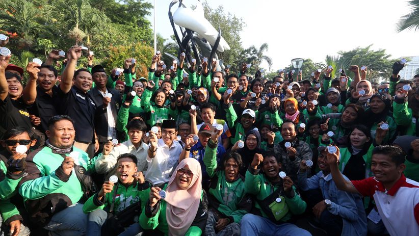 BNN dan Go-Jek Surabaya Deklarasi Gerakan Anti-Narkoba - Bagian 5