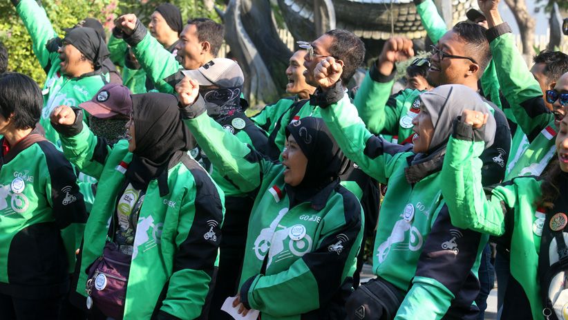 BNN dan Go-Jek Surabaya Deklarasi Gerakan Anti-Narkoba - Bagian 2