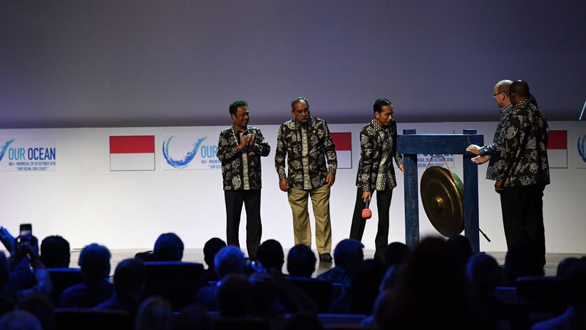 Presiden Jokowi Buka Our Ocean Conference 2018 di Bali - Bagian 3