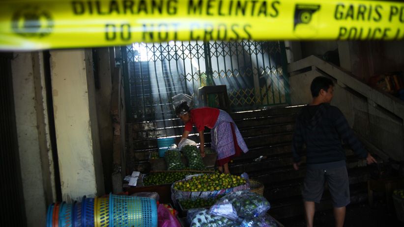 Ratusan Kios Pedagang Pasar Legi Solo Ludes Terbakar