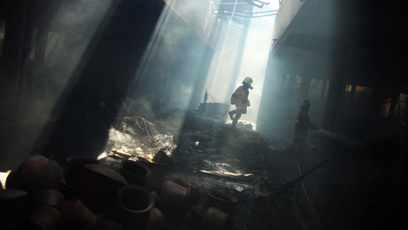 Ratusan Kios Pedagang Pasar Legi Solo Ludes Terbakar