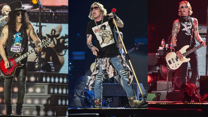 Foto-Foto Aksi Panggung Guns N Roses di Stadion GBK - Bagian 2