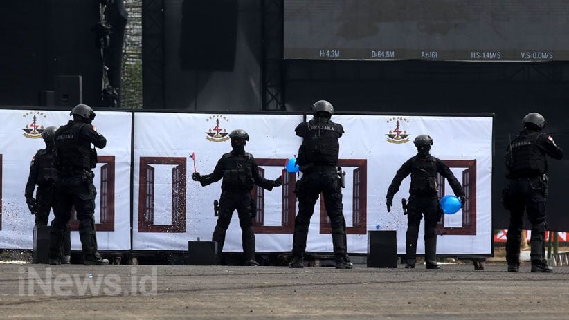 Aksi Prajurit TNI saat HUT ke-73 Korps Marinir - Bagian 2