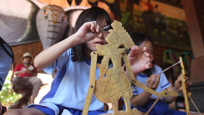 Mengenal Seni dan Budaya Sejak Dini dengan Mewarnai Wayang - Bagian 5