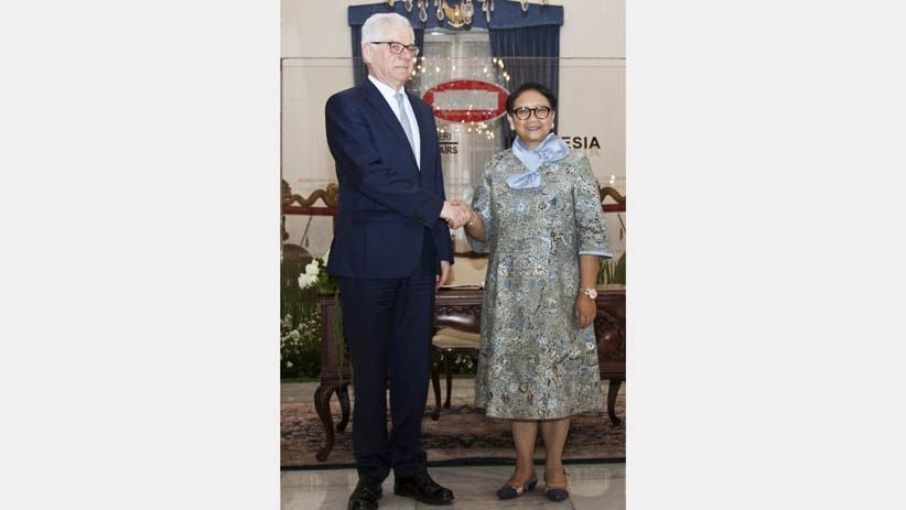 Menteri Retno Bertemu Menlu Polandia Jacek Czaputowicz - Bagian 3