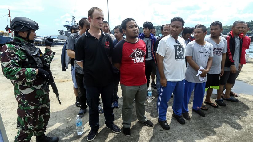 Dokumen Tak Lengkap, Kapal Berbendera Singapura Diamankan TNI AL