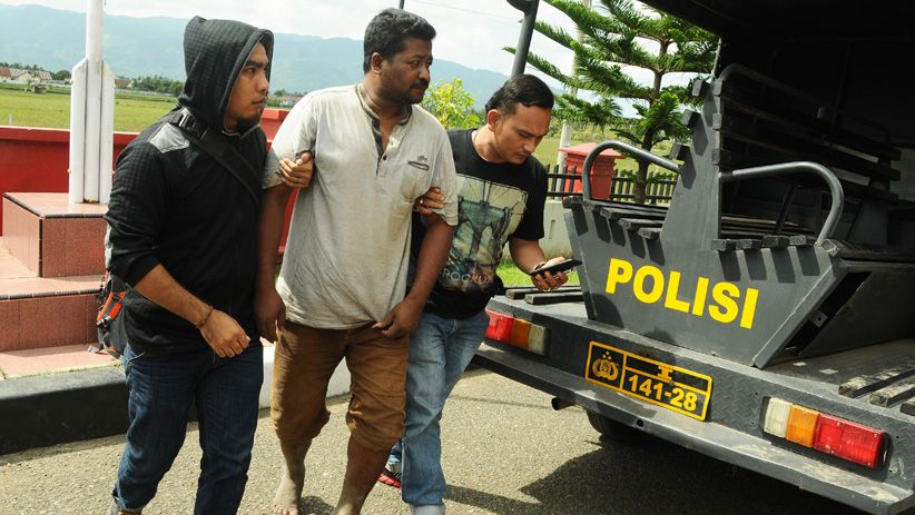 Napi Lapas Lambaro yang Kabur Ditangkap dalam Kondisi Kelaparan