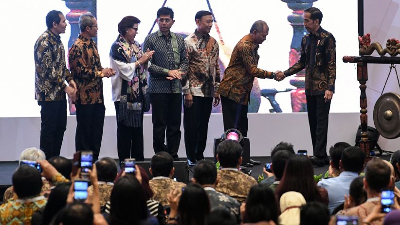 Presiden Jokowi Hadiri Peringatan Hari Antikorupsi Dunia - Bagian 2