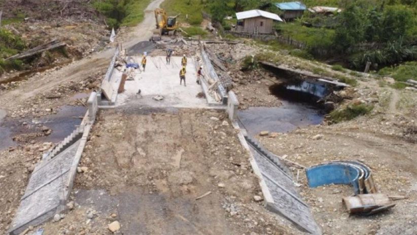 Ini Penampakan Jembatan yang Digarap 31 Pekerja di Papua - Bagian 3