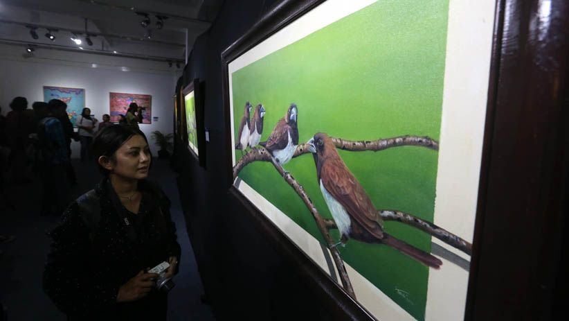 Pameran Seni  Rupa  Pesona Indonesia Karya 20 Seniman Jawa Timur