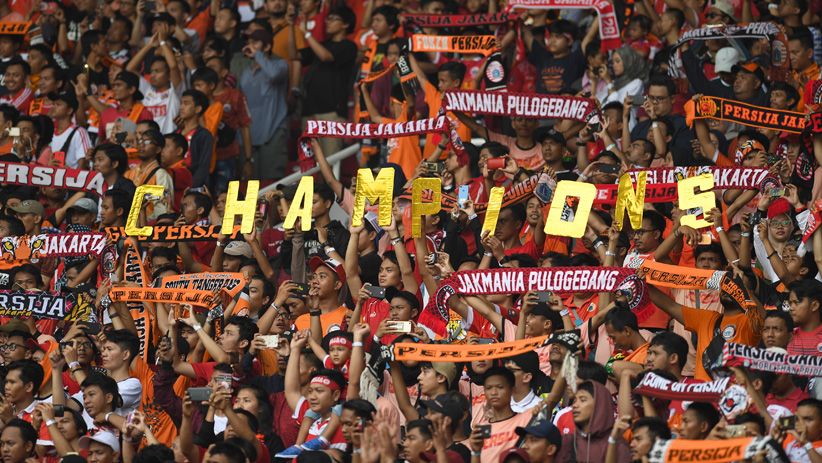 Stadion GBK Dipenuhi The Jakmania, Persija Jakarta Juara Liga 1 - Bagian 1