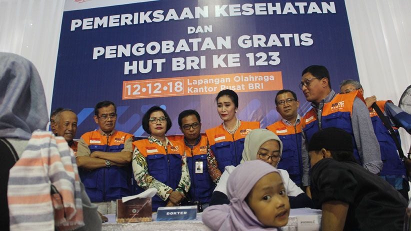 HUT ke-123, Bank BRI Berikan Pengobatan Gratis kepada 1.000 Warga - Bagian 1