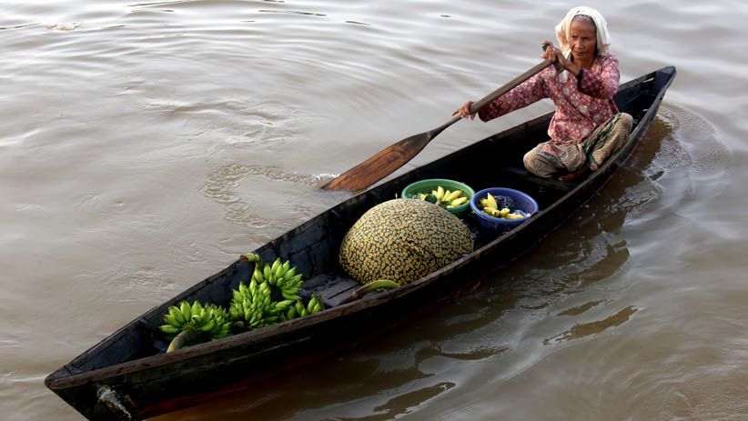 Asyiknya Berbelanja di Pasar Terapung Lok Baintan Kalimantan Selatan