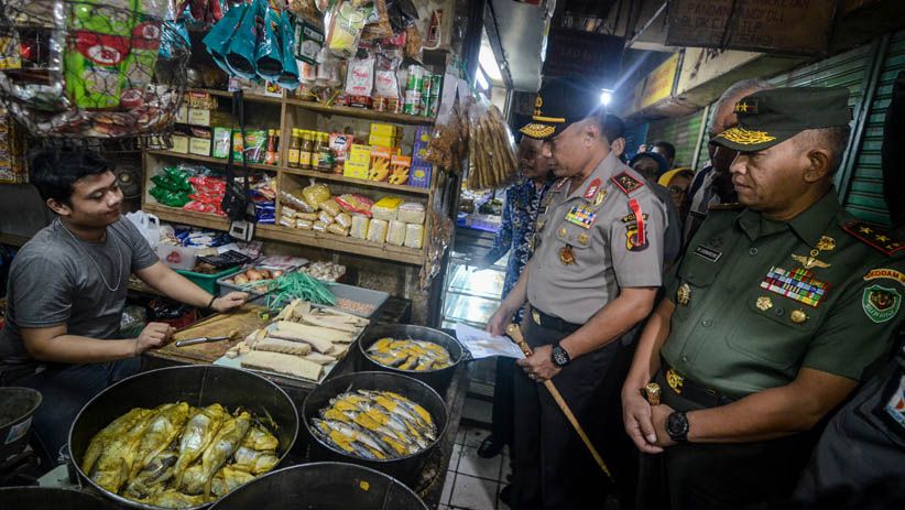 Kapolda Jabar Sidak Harga Kebutuhan Pokok di Pasar Kosambi
