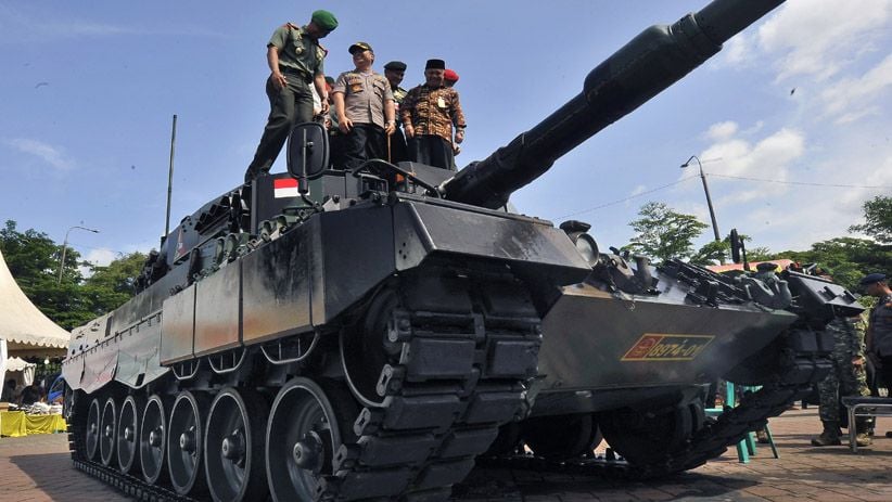 Hari Juang Kartika ke-73, TNI AD Pamer Alutsista di Alun-Alun Serang - Bagian 1