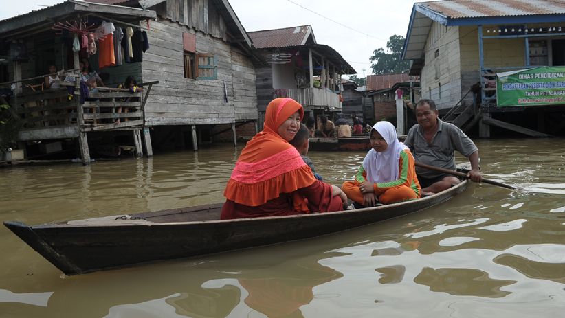 Banjir Semakin Meluas, 3 Kecamatan di Jambi Terendam - Bagian 2