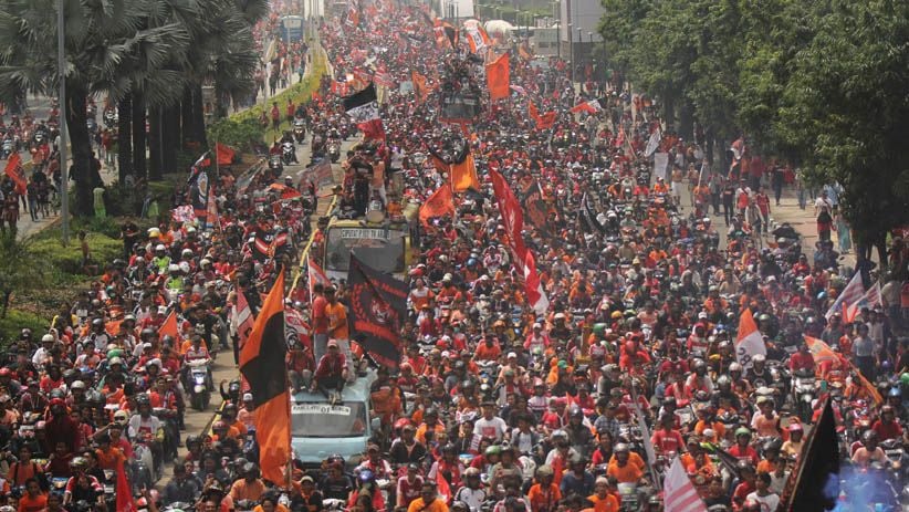 Pawai Kemenangan Persija bersama Ribuan Jakmania Menuju Balai Kota - Bagian 1