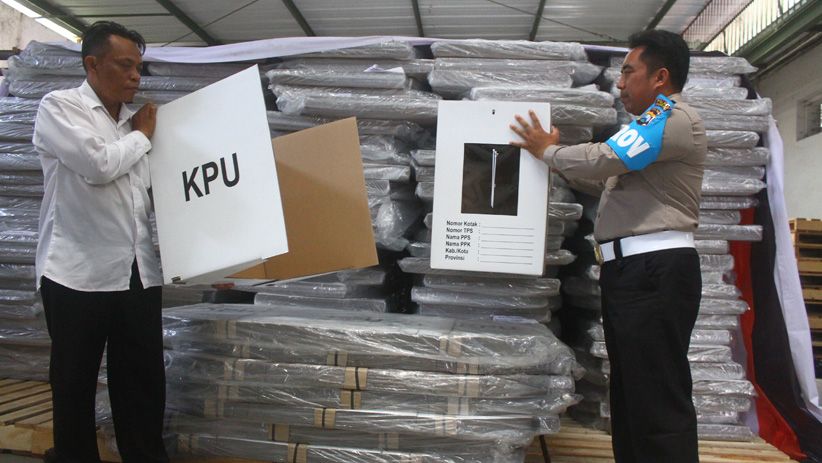 Kotak Suara Pemilu 2019 dari Kardus Lagi Viral, Begini Penampakannya - Bagian 5