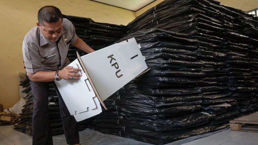 Kotak Suara Pemilu 2019 dari Kardus Lagi Viral, Begini Penampakannya - Bagian 6