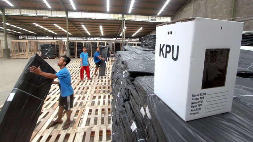 Kotak Suara Pemilu 2019 dari Kardus Lagi Viral, Begini Penampakannya - Bagian 8