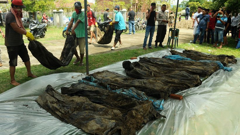 Pekerja Bangunan Temukan 16 Jenazah Diduga Korban Tsunami Aceh 2004