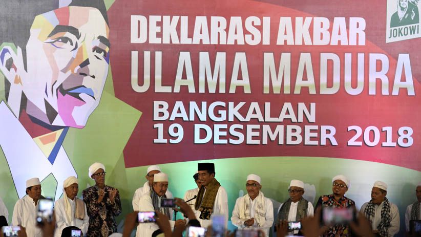 Ulama se-Madura Deklarasi Dukung Jokowi-Maruf Amin