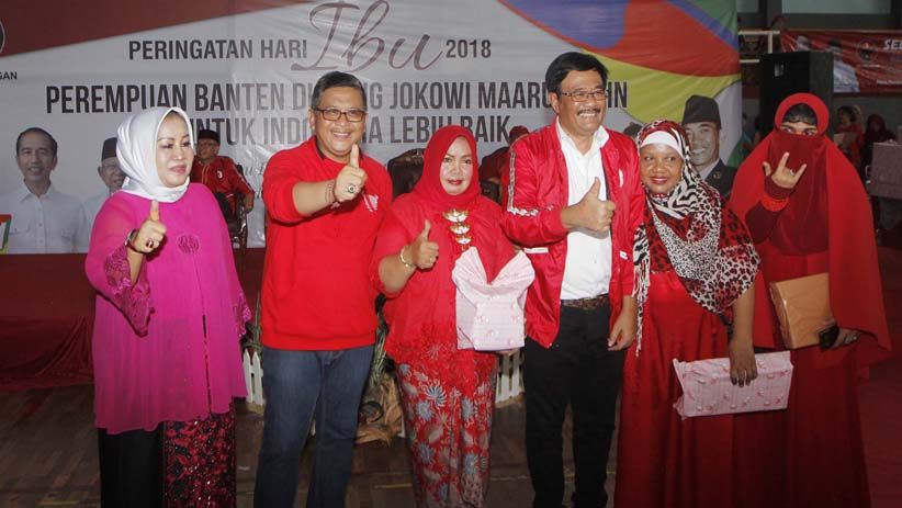 TKN Jokowi-Maruf Amin Incar Suara Perempuan dan Milenial Banten - Bagian 1
